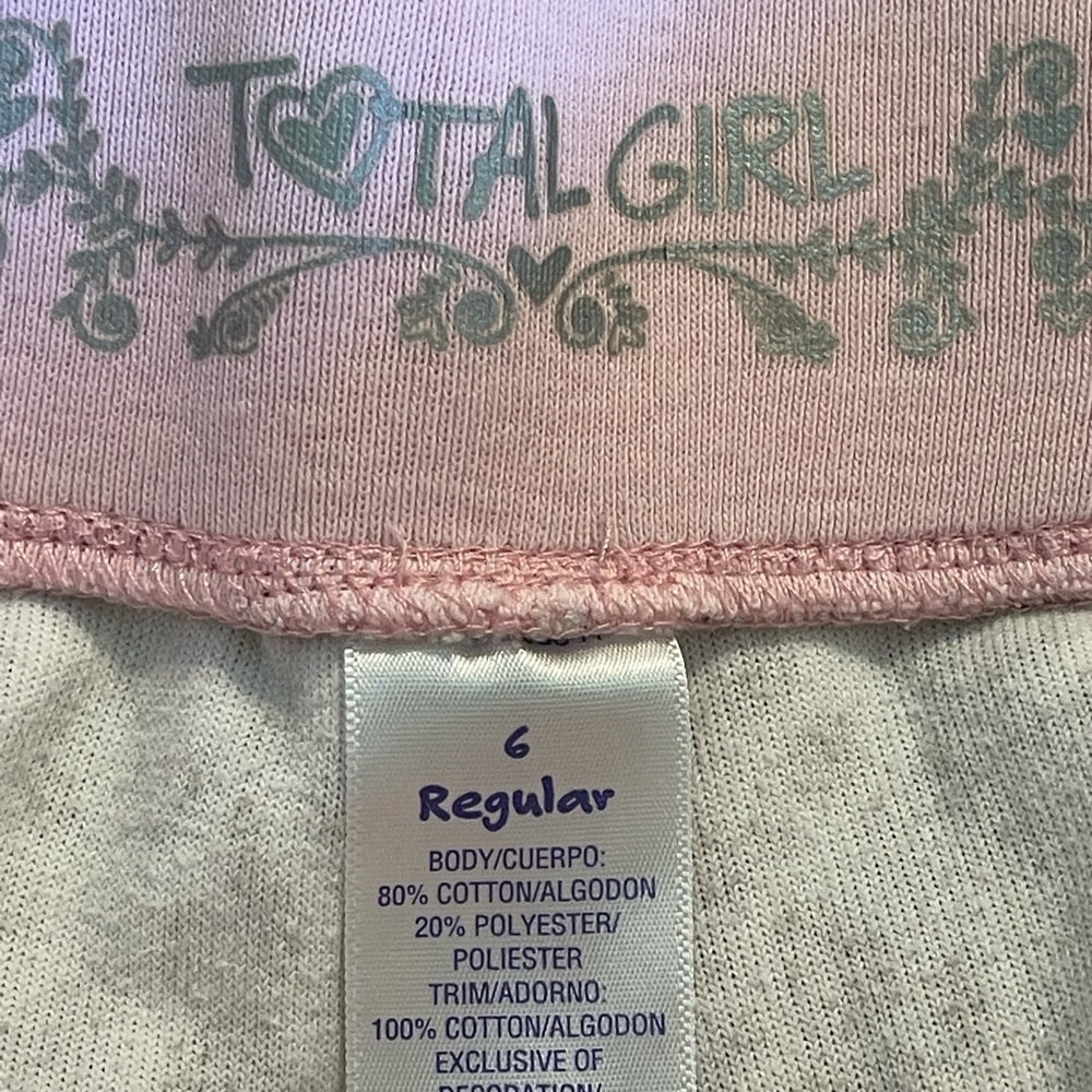 ✨3 FOR $18✨ MIX & MATCH…GIRLS PINK CHEETAH PANTS BY “TOTAL GIRL”…SIZE 6 REGULAR - Picture 6 of 7